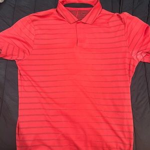 Nike Tiger Woods TW Red Polo size medium